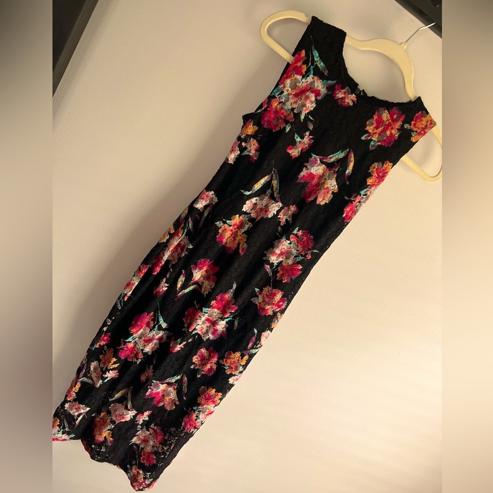 Elegant and sexy floral dress